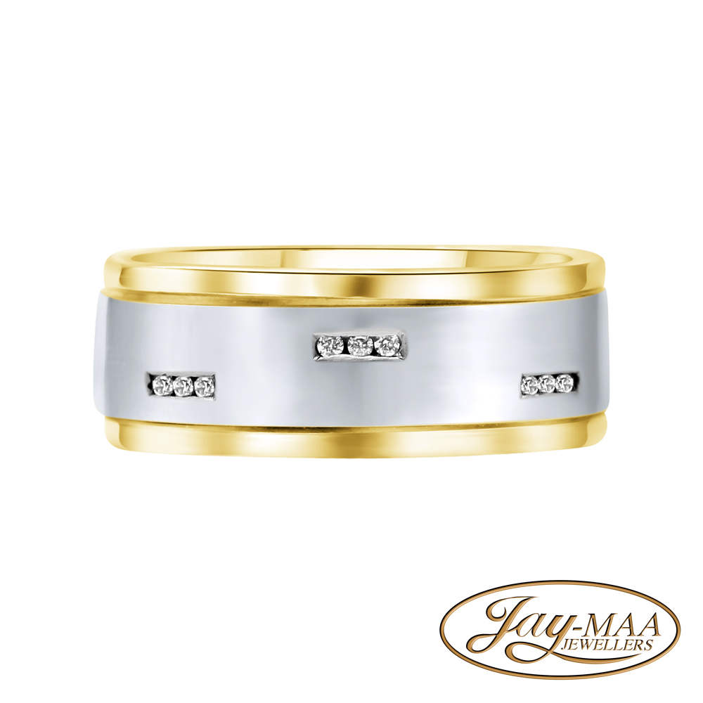 Jay-Maa-Jewellers-Gents-Gold-Rings-Yellow-and-White-Gold-with-Diamonds