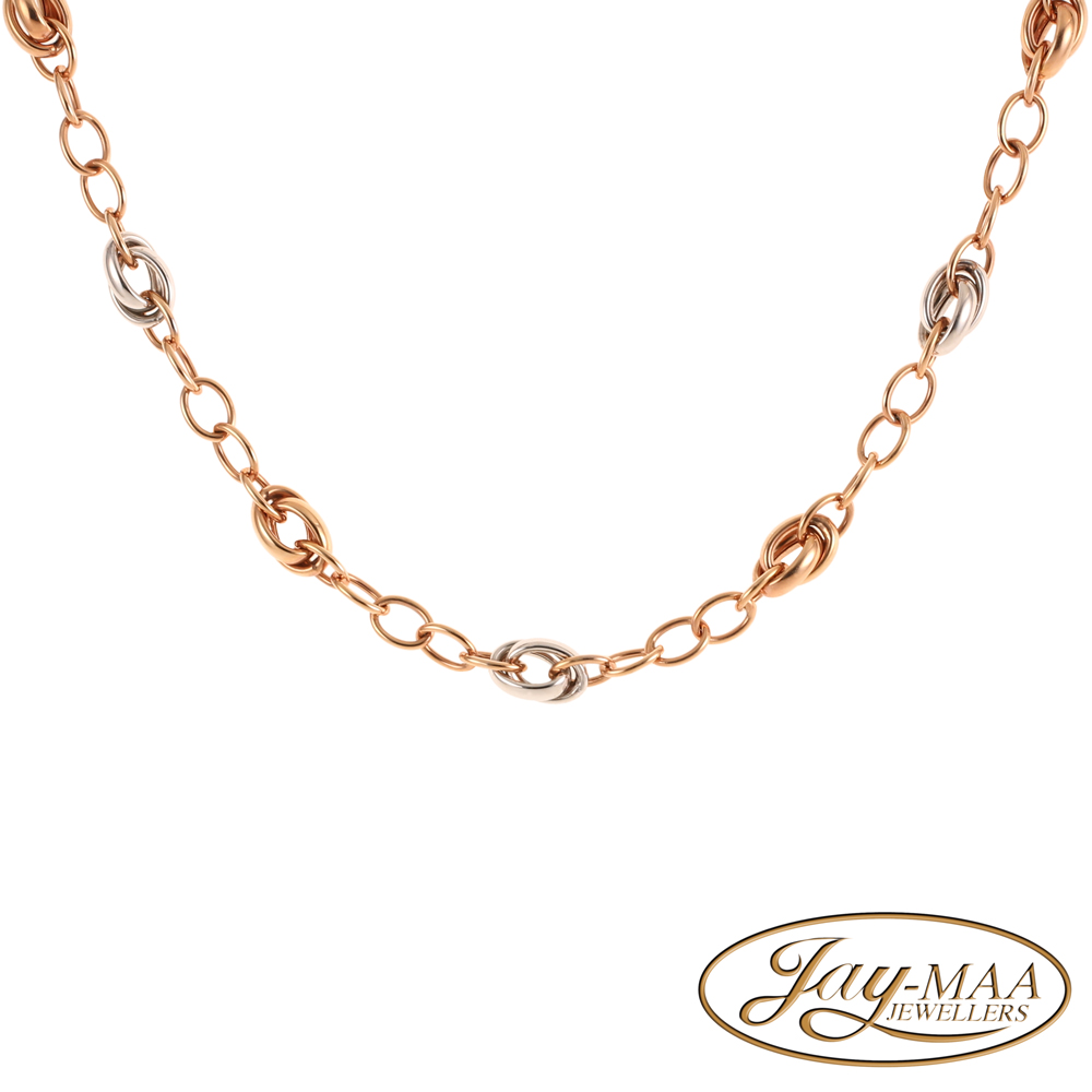 Jewellery-Ad-Social-Media-Jay-Maa-Jewellers-9ct-Rose-and-White-Gold-Necklace