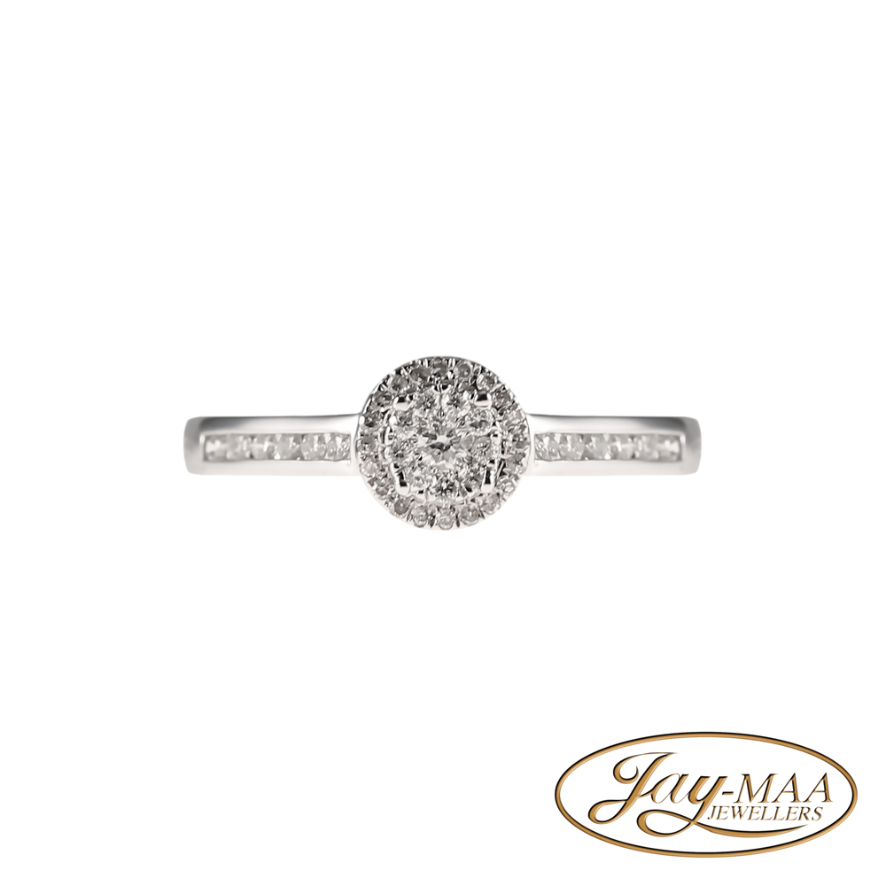 Jewellery-Ad-Social-Media-Jay-Maa-Jewellers-Halo-White-Gold-Diamond-Ring-8-Front
